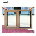 Aluminum Clad Wood custom European style tilt and turn double glazed windows manufacturer